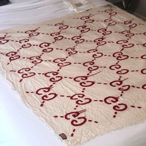Gucci Wool Silk Scarf